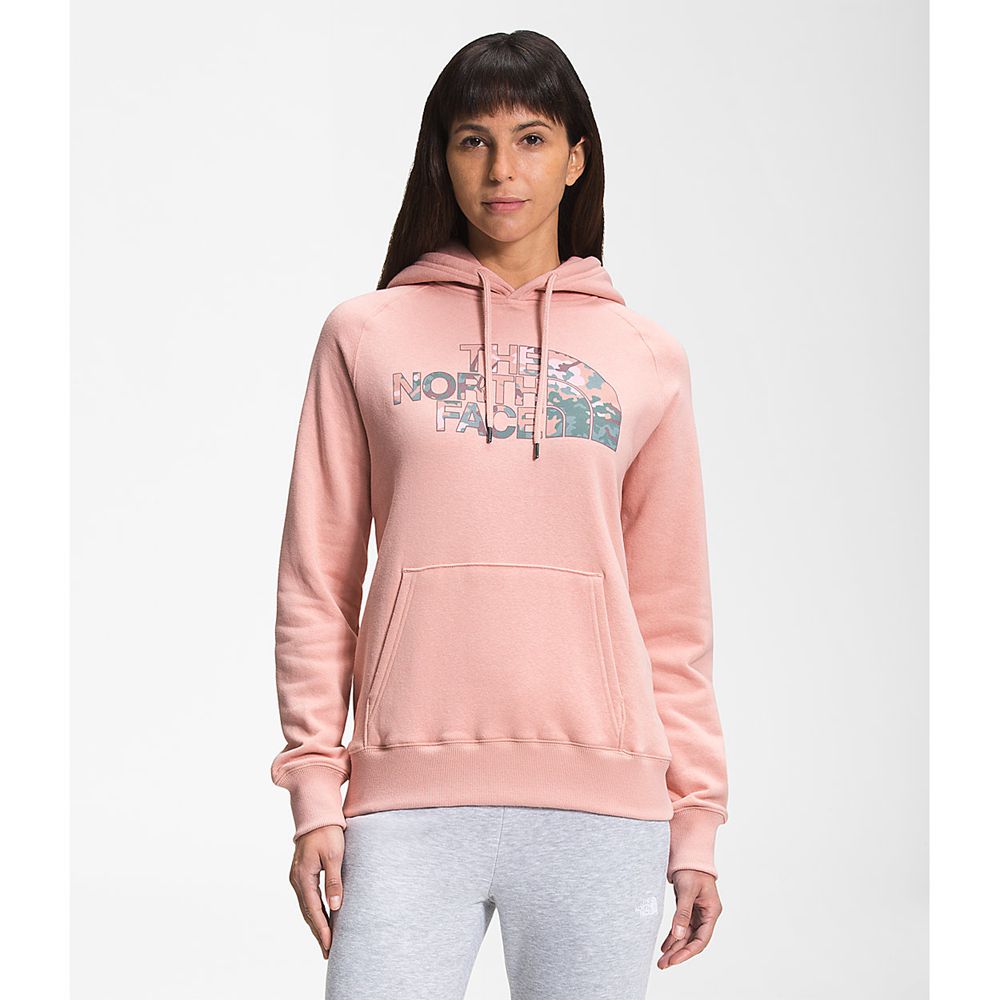 The North Face Hoodie Womens Australia - The North Face Half Dome Pullover Rose Hiking (FBC-247035)